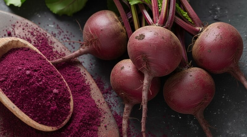 Beetroots and beetroot powder
